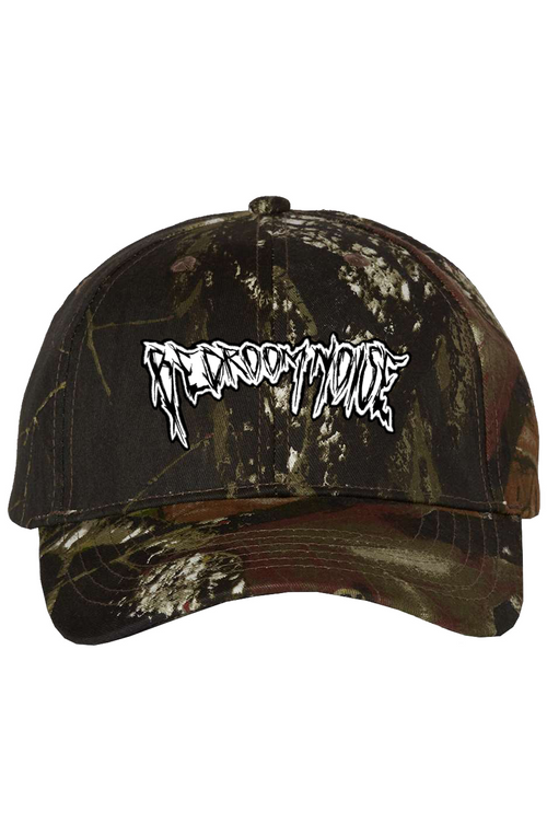 embroidered camo hat