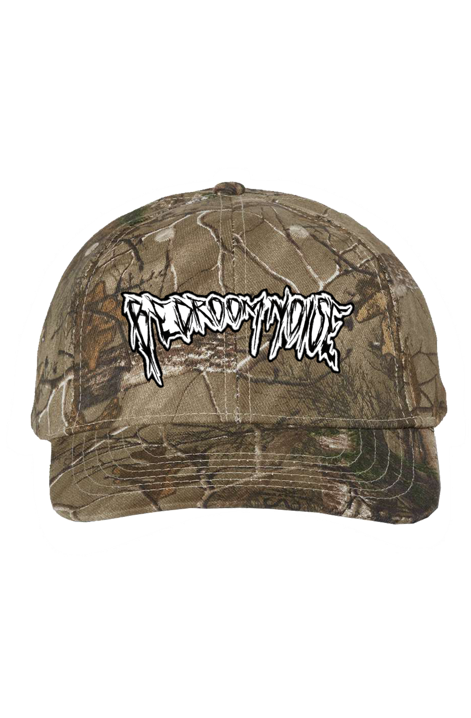 embroidered camo hat