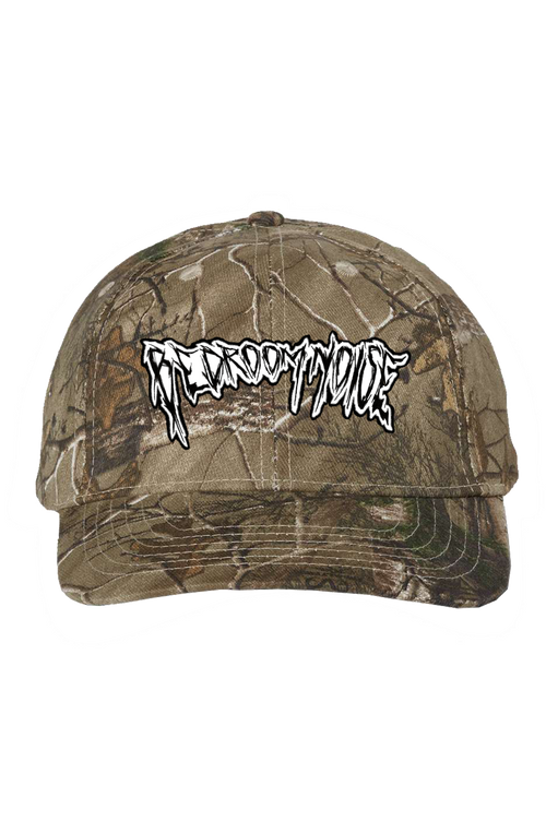 embroidered camo hat